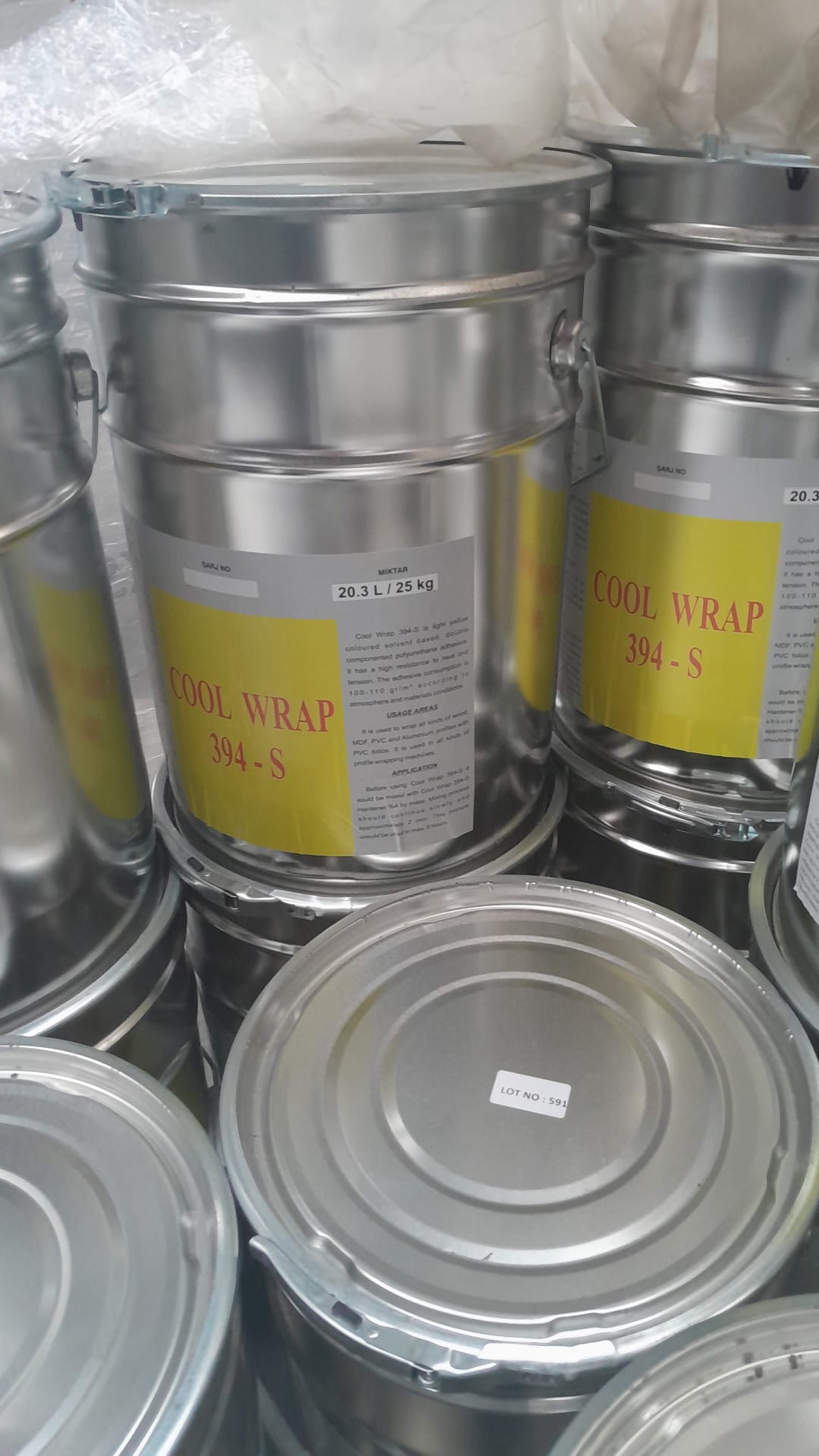 Coolwrap 394-S — маркировка, 25 кг